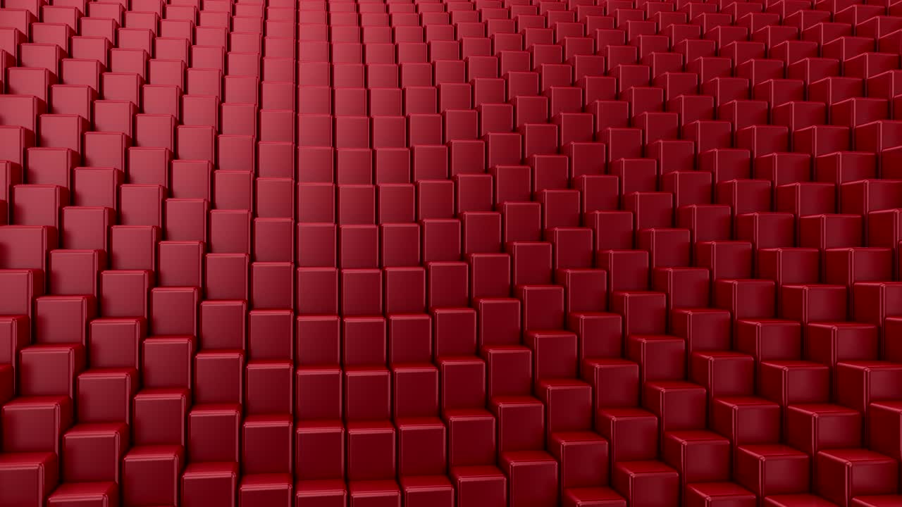 las cajas forman una onda