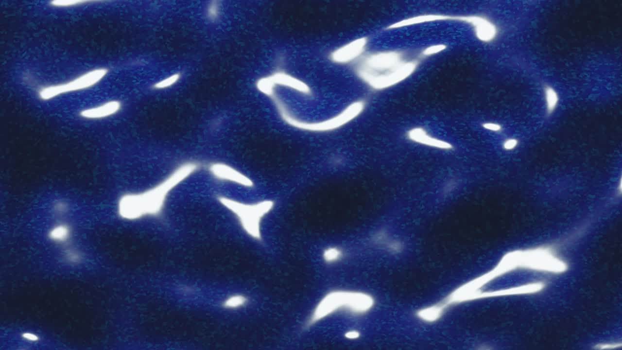 파란색 3d 렌더링 파동 표면, 원활한 루프 모션 그래픽, 추상적인 배경