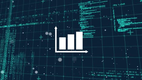 Animación-De-Estadísticas-Y-Procesamiento-De-Datos-Sobre-Fondo-Negro