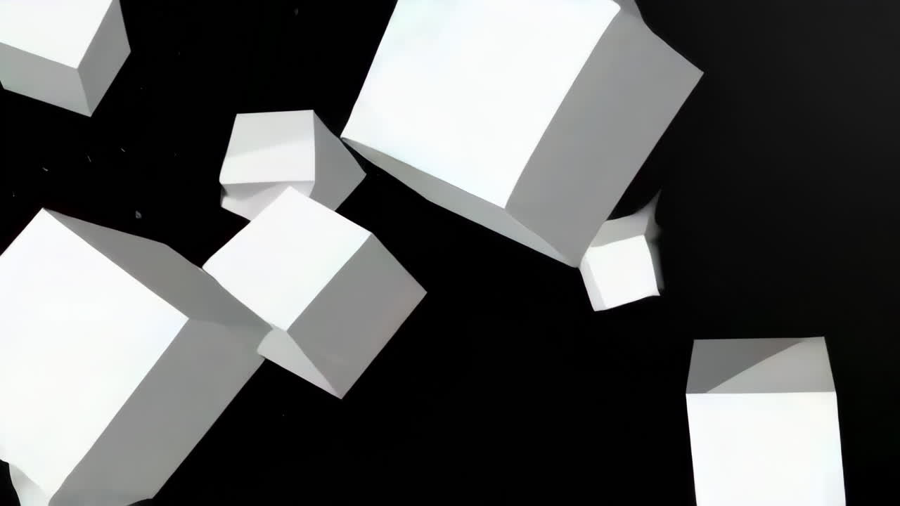 Abstract White Cubes