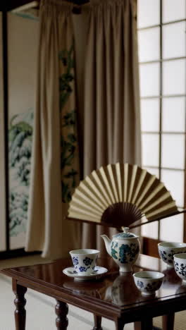 japanese tea ceremony still life