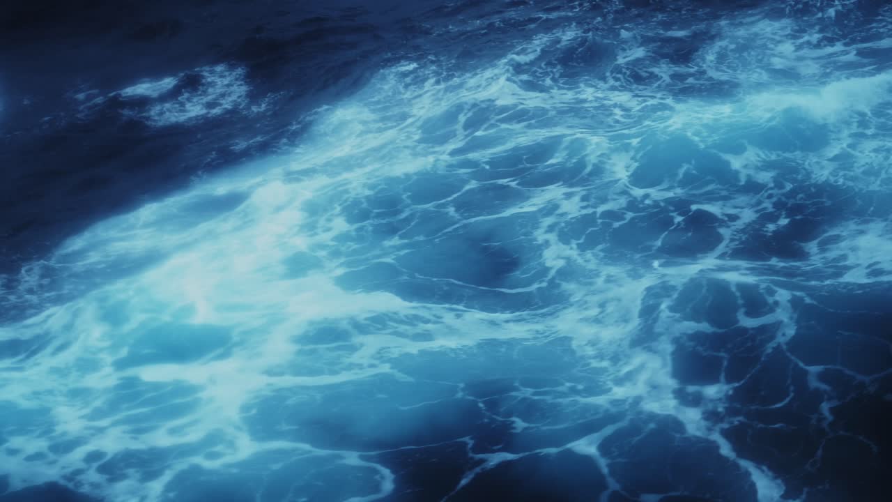 olas agitadas en el océano abierto en el mar, fondo de oleaje de agua azul en un crucero viaje en barco cruzando el paso de drakes a la antártida, a través del agua a la península antártica de ushuaia