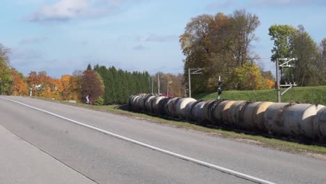 Cargo-train-going-through-autumn