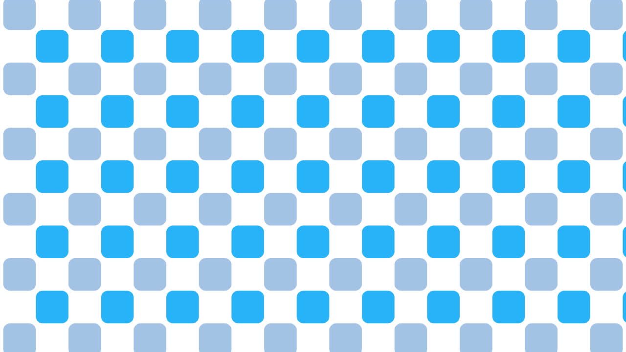 여러 개의 파란색 모양이 움직이는 애니메이션