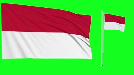 Green-Screen-Waving-Monaco-Flag-or-flagpole