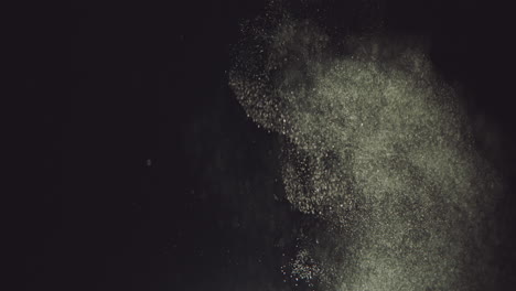 abstract particles explosion