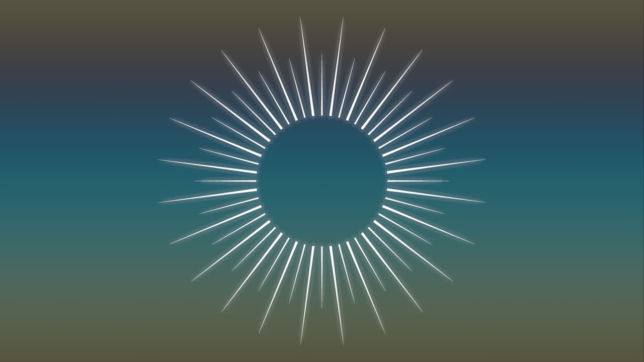 Vintage Sunburst Graphic Design