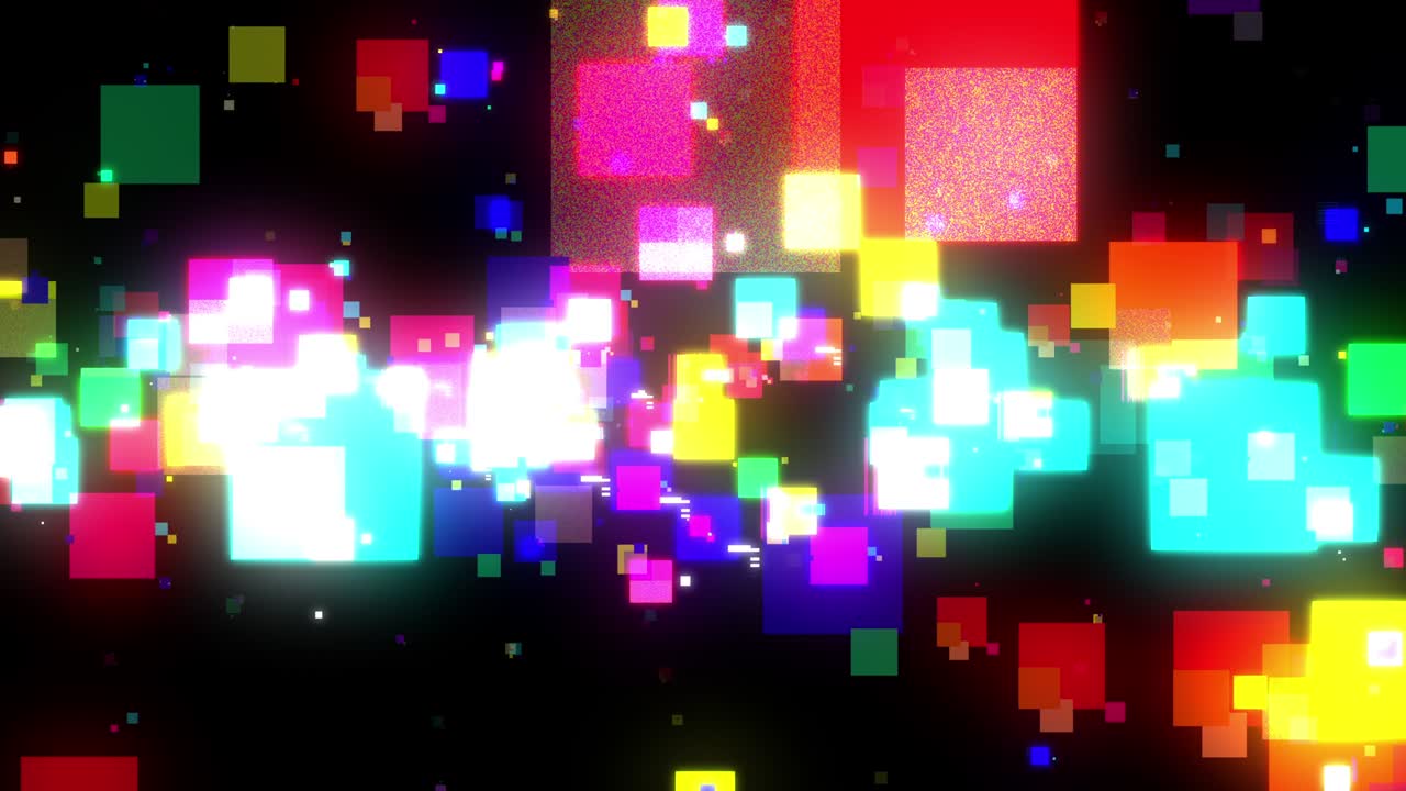Abstract colorful squares background [loop ]