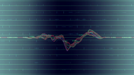 animación de las estadísticas y procesamiento de datos sobre la cuadrícula
