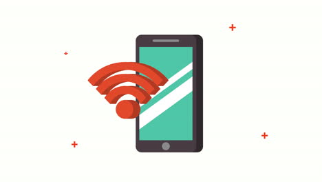 conexión de servicio wifi con