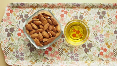 almonds and almond oil