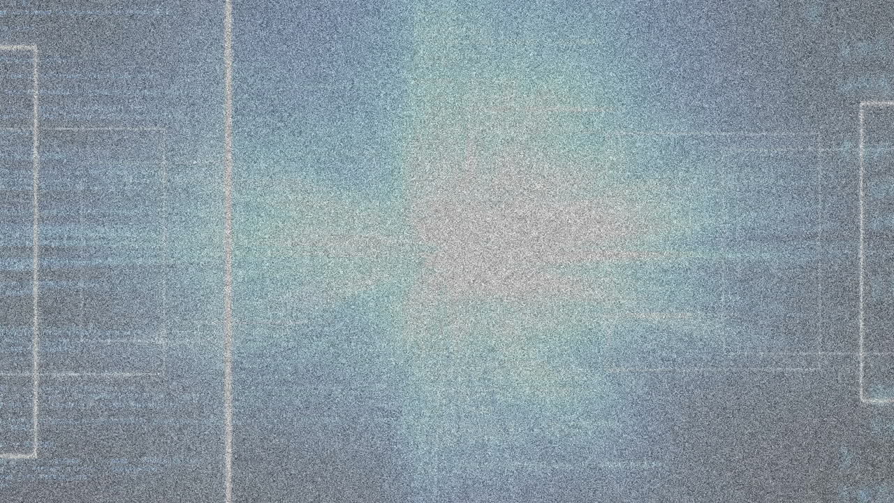 Blue and white pixelated geometric animation pattern with abstract digital texture