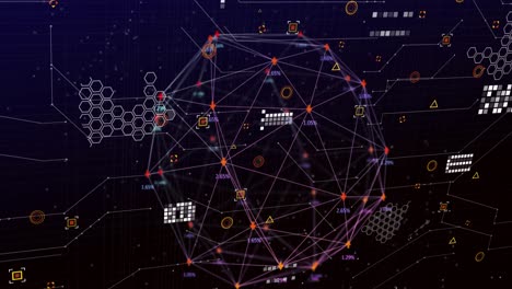 Animation-of-o-markers-and-data-processing-over-globe