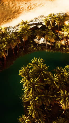 desert oasis landscape