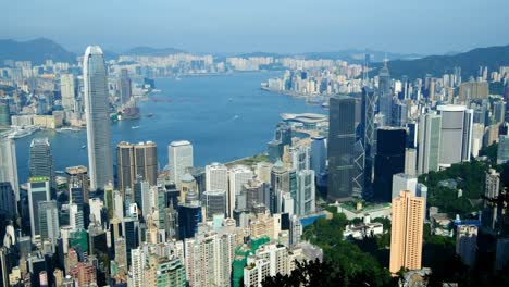 la famosa vista de hong kong