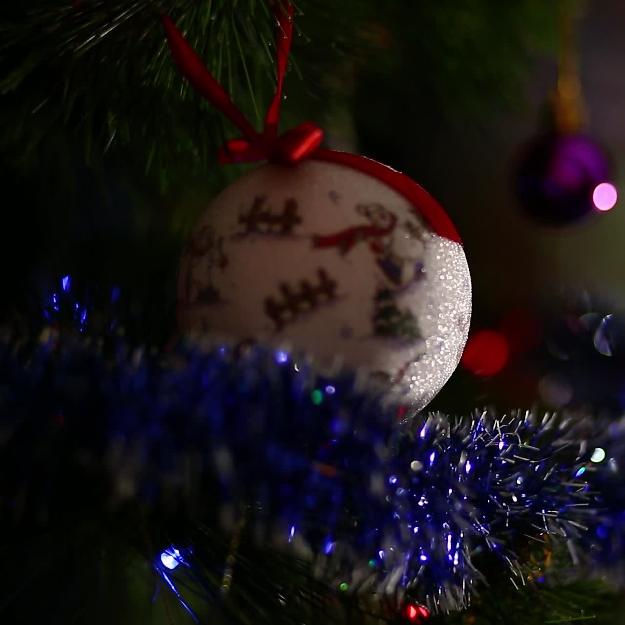 Christmas Decoration On Background