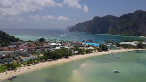 beautiful aerial footage of thailand