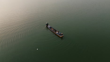 fishermen on a lake