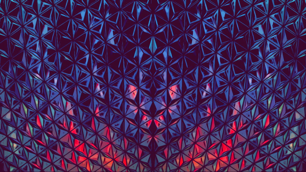 representación 3d arte abstracto brillante, bucle de fondo oscuro parpadeante, formas digitales gráficas creativas arte de neón, resplandor de reflejo láser, gráficos de movimiento futuristas