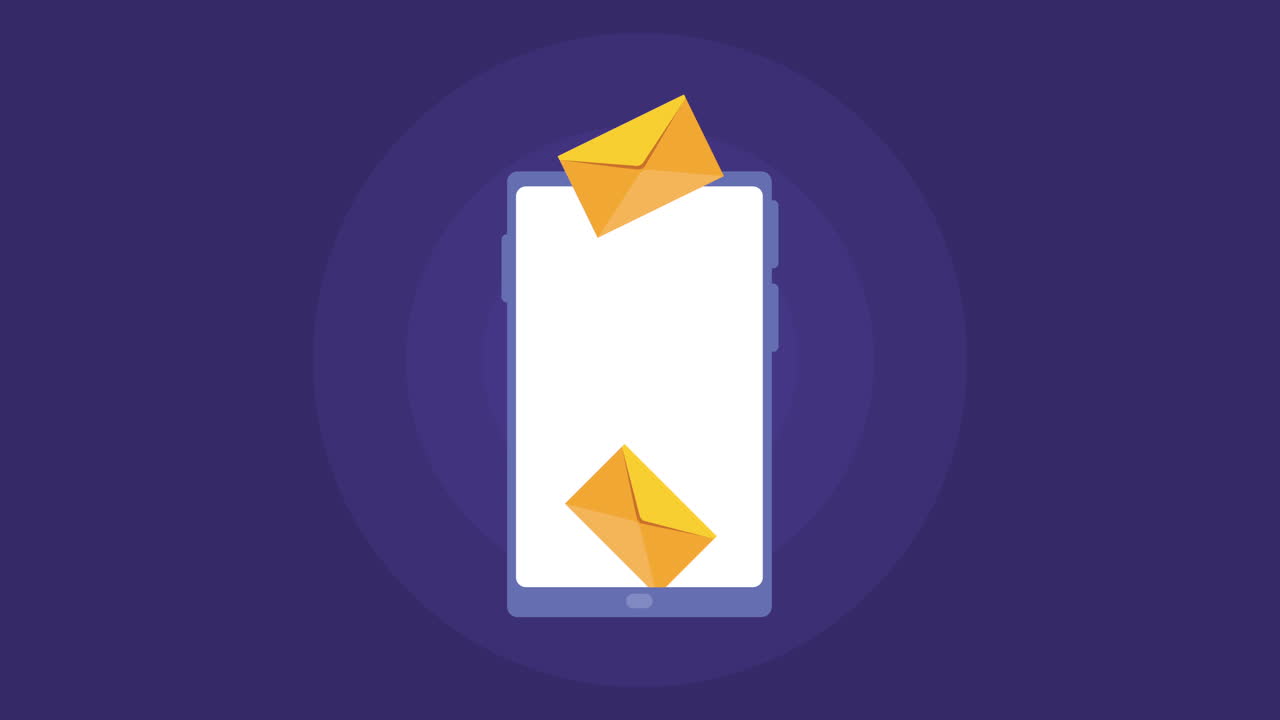 Smartphone with Email Notifications