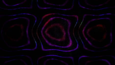contornos ondulados púrpura oscuro para mostrar en conciertos de trance - 4k animación de fondo de movimiento de bucle sin costuras