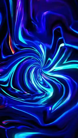 swirling vortex of vibrant colors, seamlessly blending hues of blue, purple, and orange, creating a dynamic and mesmerizing abstract composition with a sense of depth and motion