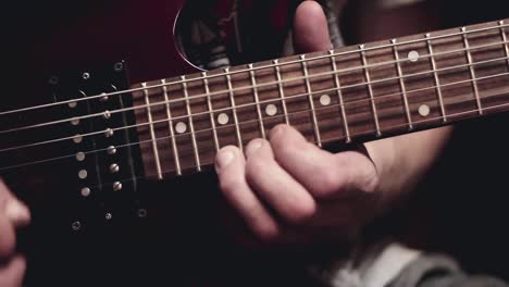 men playing guitar in a rock band stock video