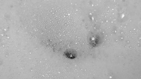 Soapy Water Flows Down Through Hole In The Sink