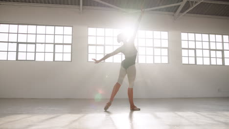 creative, ballet and art with woman in studio
