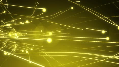 4k yellow streaks light abstract animation background seamless loop.