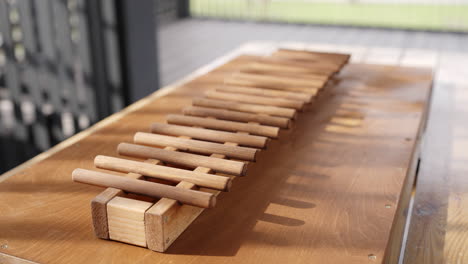 wooden xylophone