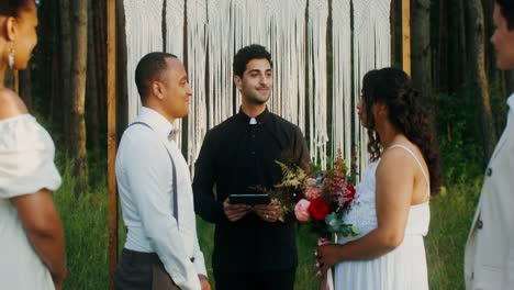 outdoor wedding ceremony