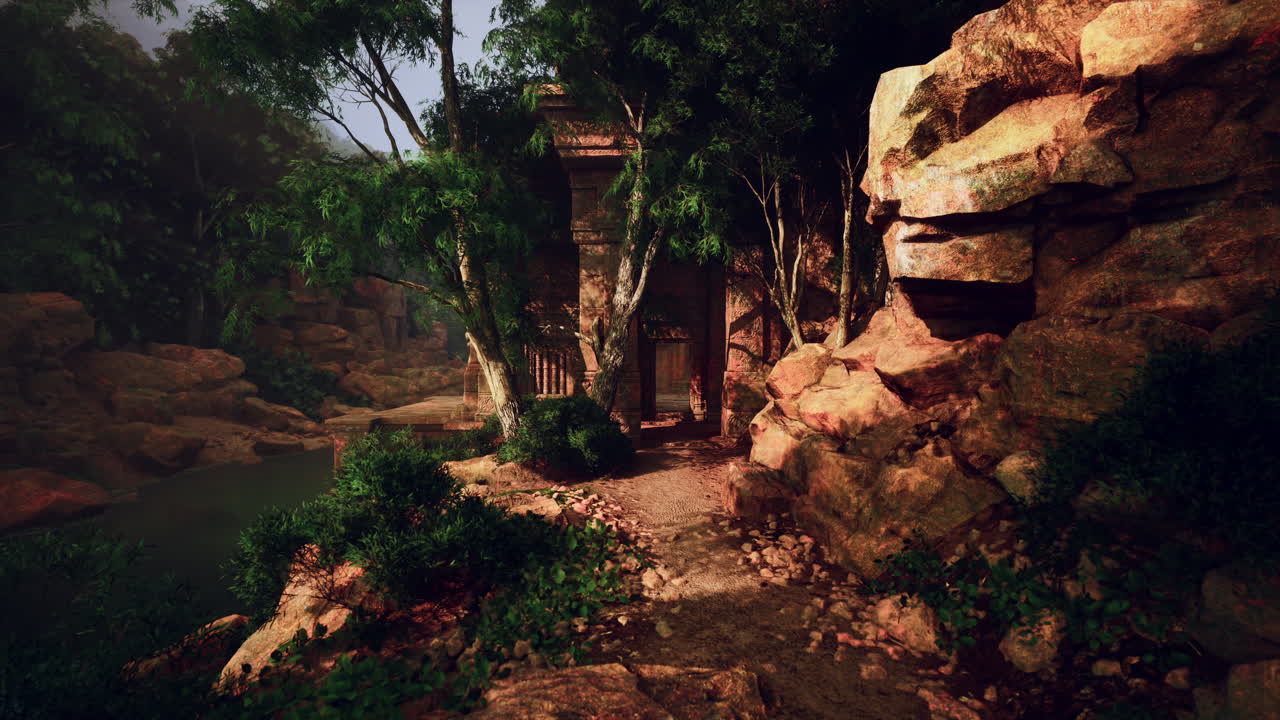 misteriosas ruinas antiguas ocultas en la jungla