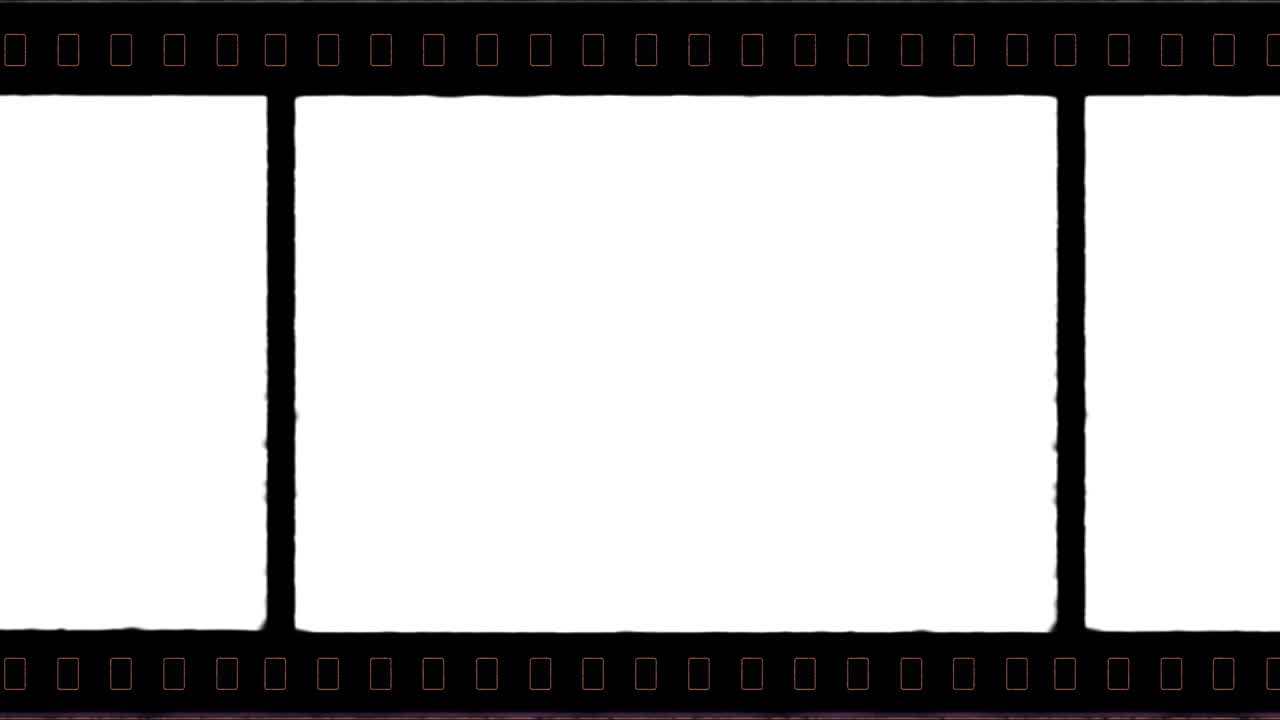 4K Authentic IMAX Film Frame with Sprocket Hole and Film Edge Flare