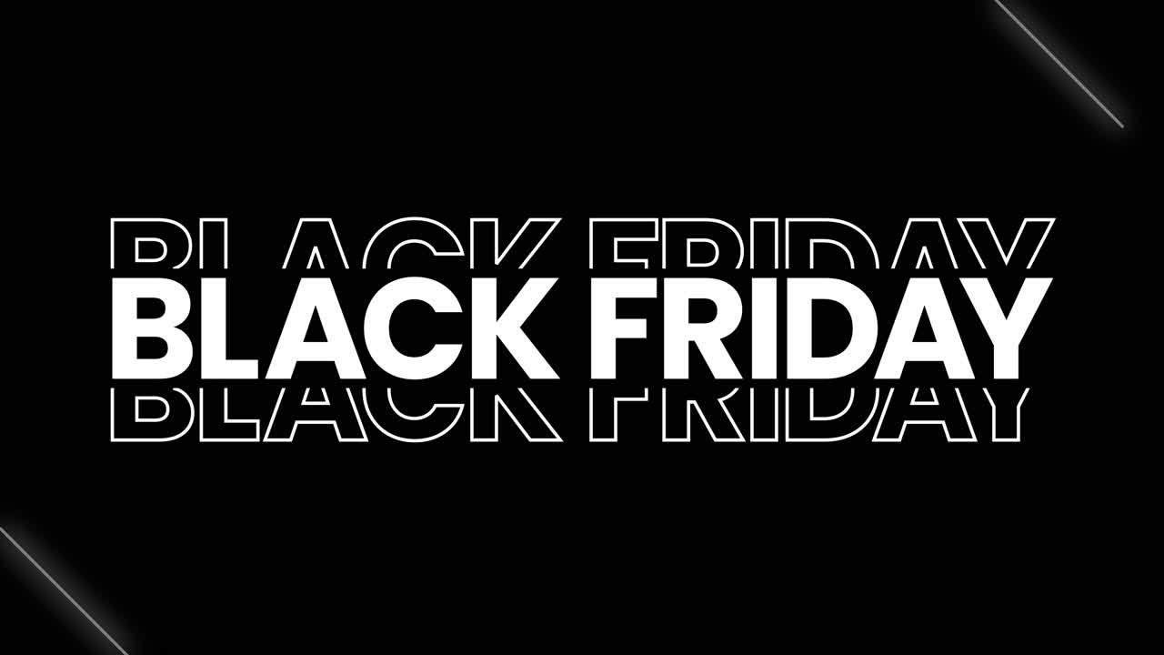 elemento gráfico de viernes negro con líneas elegantes