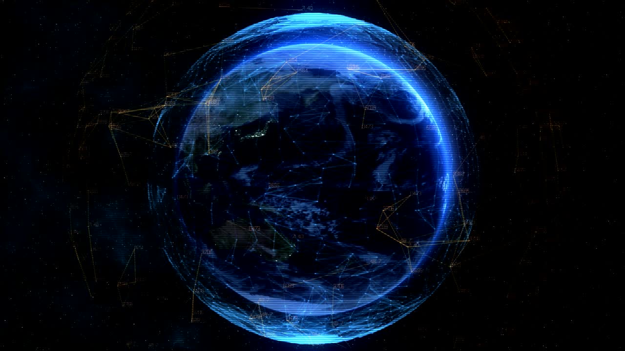 4k 디지털 지구: 완벽한 루프