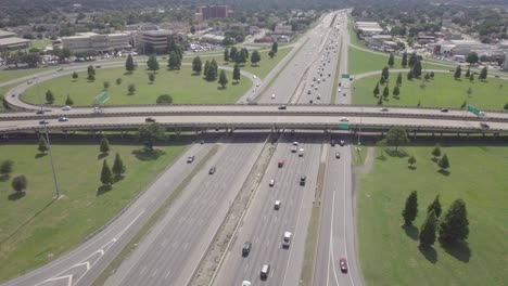 birds eye view of i-10