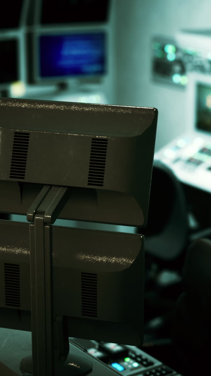 vista de la sala de control