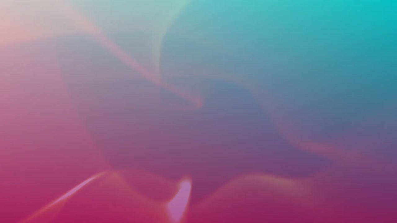 animación digital de ondas digitales contra un fondo de gradiente rosa y verde