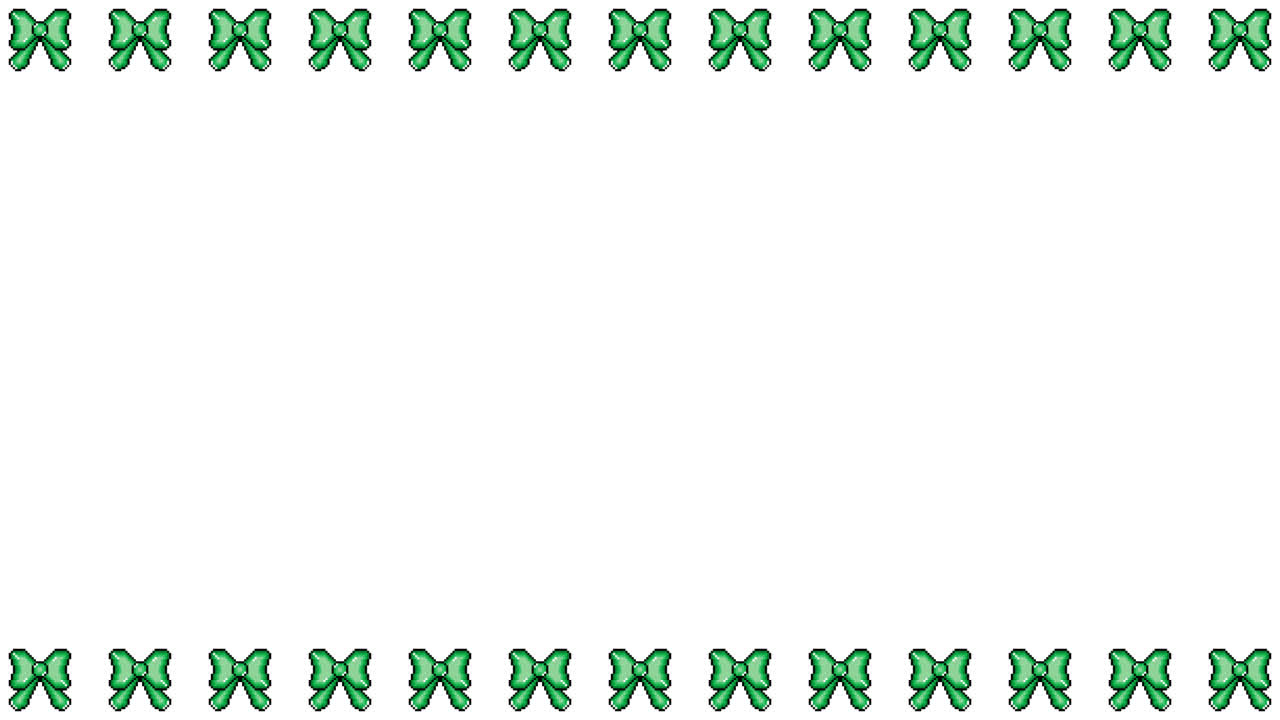 Pixel Art Ribbon Frame Animated Overlay 1080p Transparent 30 fps (5).mov