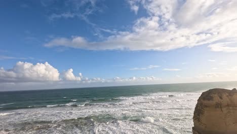 beautiful coastal landscape with ocean and cliffs