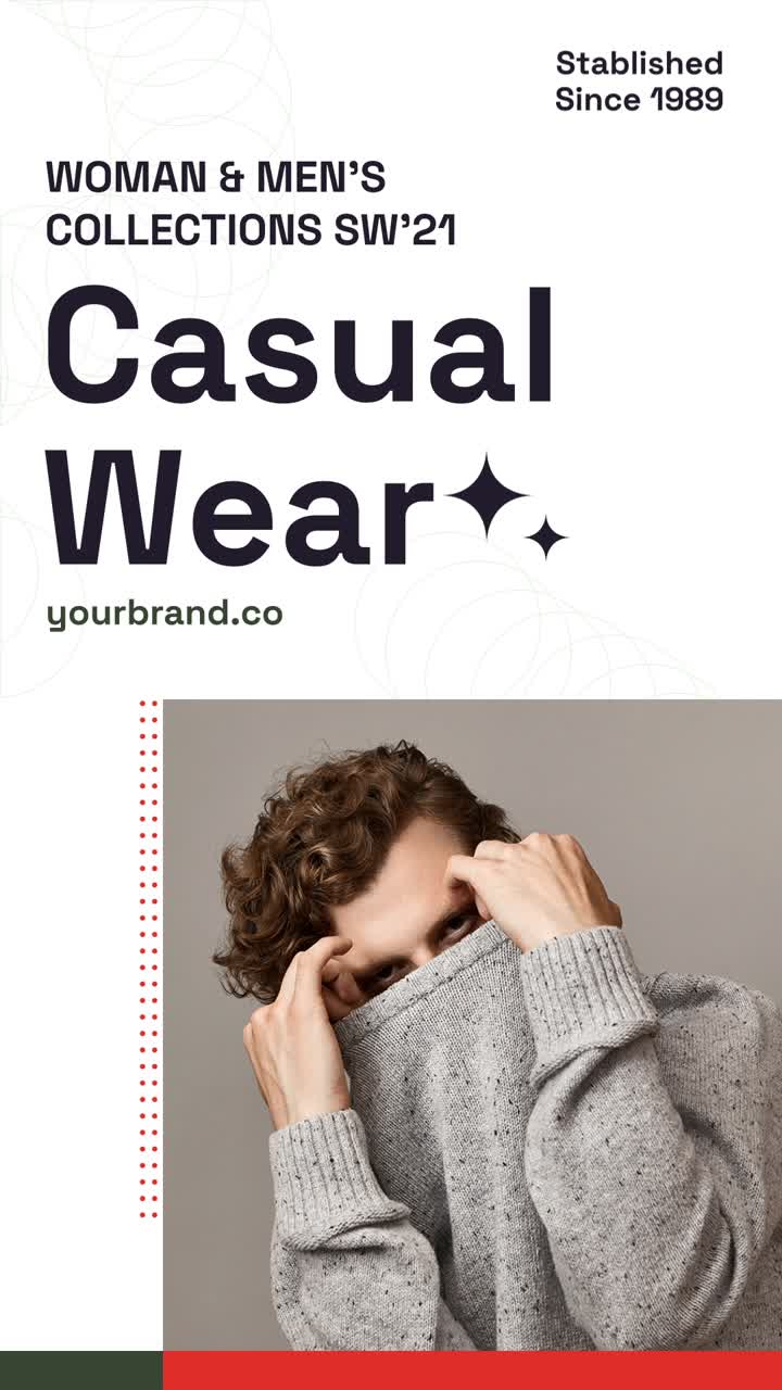 Giovane uomo che nasconde il viso con un maglione grigio