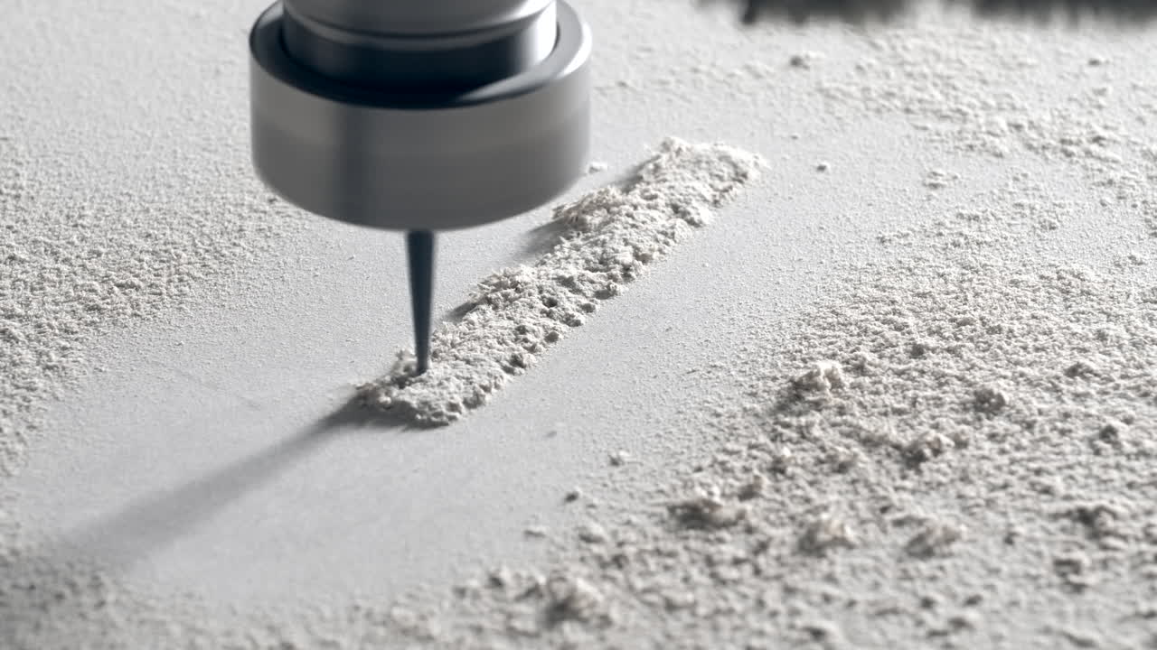 proceso de grabado por máquina cnc