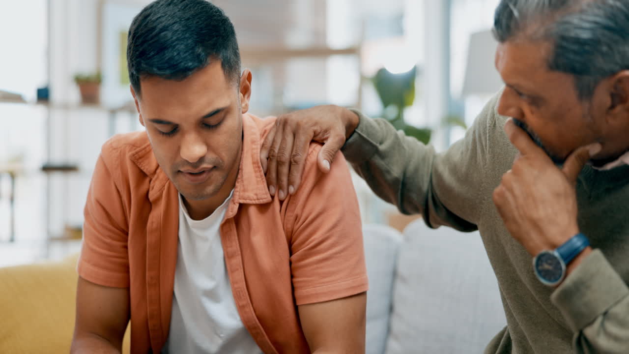 Depression, support or trust with a father