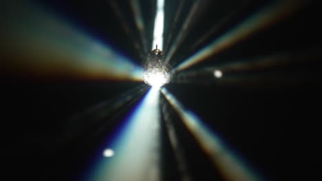 rays of light come from a crystal ball