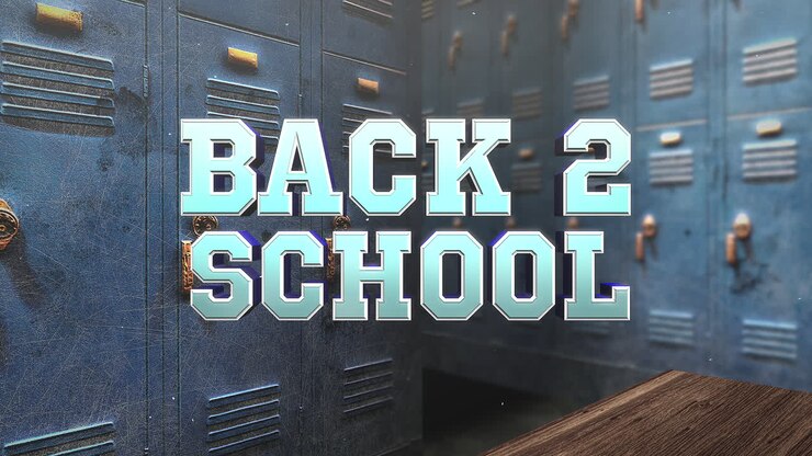 Back 2 School with school room