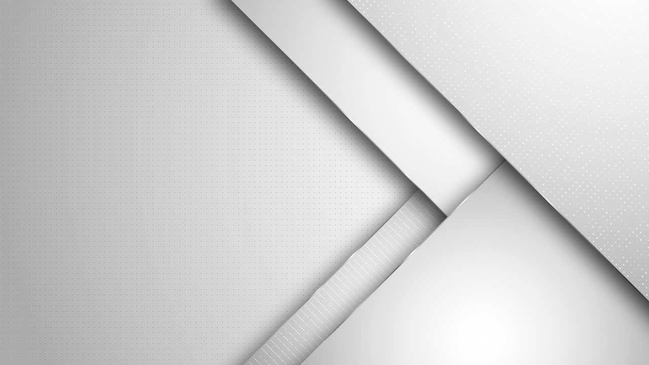 4k Light grey white looped gradient abstract background with diagonal lines. Business video corporate presentation. Modern striped technology BG. Blank text space.