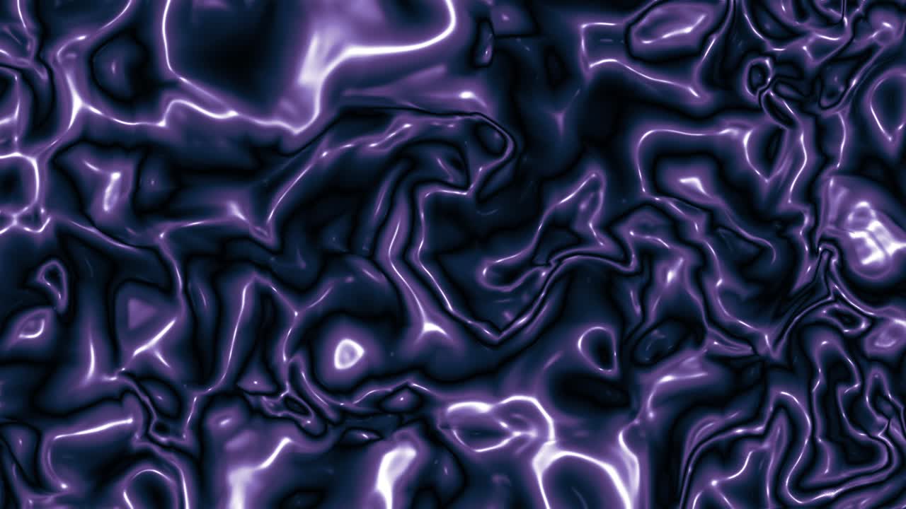 Sfondo Astratto Liquido Viola Brillante in Loop
