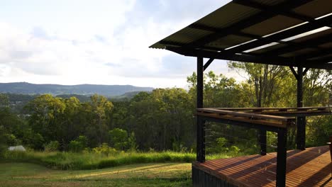 time-lapse of a scenic overlook and changing sky