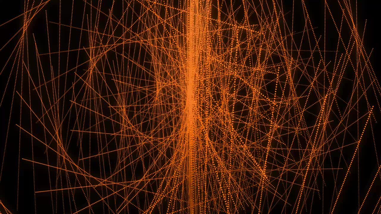 patrón de forma de punto de color naranja animación gráficos de movimiento
